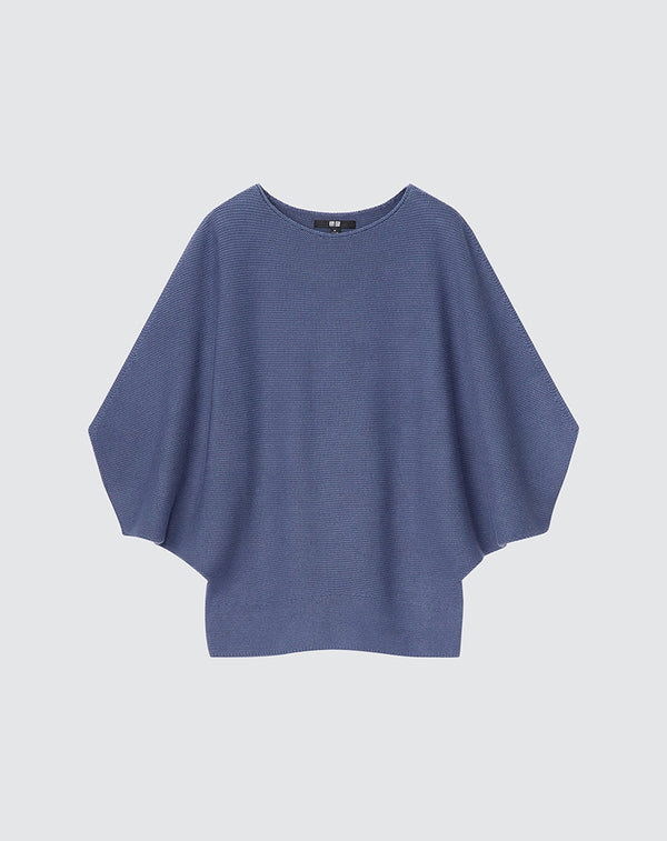 Knit Cotton Dolman Sweater